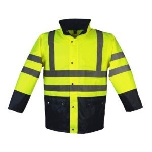 VIZWELL® Parka Contrast 5 en 1 Haute Visibilité